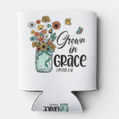 Wachsen in der Grace Bibel Religion Glaube Dosenkühler (Rückseite)