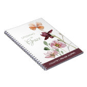Wachsen in Grace Watercolor Blumengebet Journal Notizblock (Rechte Seite)