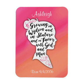 Wachsen in Weisheit und Gunst-Magnet Magnet