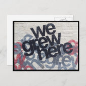 wachsen postkarte (Vorne/Hinten)