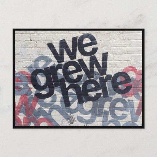 wachsen postkarte (Vorderseite)