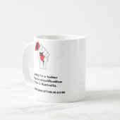 Wachsen Sie Australien iMug 2,0 auf Kaffeetasse (Vorderseite Links)