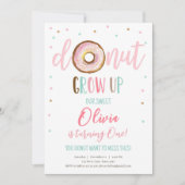 Wachsen Sie die Wasserfarbe unseres süßen Mädchens Einladung (Vorderseite)