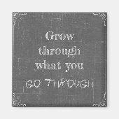 Wachsen Sie durch war Sie für den Magnet (Vorne)