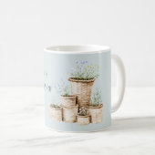 Wachsen Sie Ihr eigenes Glück Floral Kaffeetasse (VorderseiteRechts)