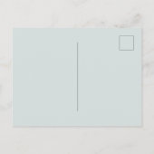 Wachsen Sie Ihr eigenes Glück Floral Postkarte (Rückseite)