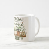 Wachsen Sie Ihr eigenes Zauberwerk | Mini-Garten-Ä Kaffeetasse (VorderseiteRechts)