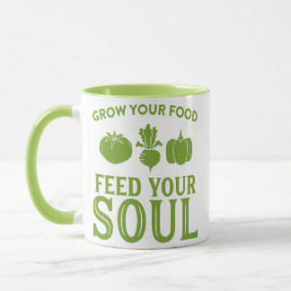 WACHSEN SIE IHR ESSEN füttre Ihr Soul Tasse