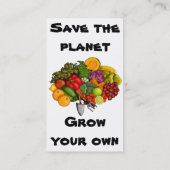 Wachsen Sie Ihre Selbst (auf Weiß), Visitenkarte (Rückseite)