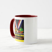 Wachsen Sie Ihre Selbst - seien Sie sicher! Tasse (Vorderseite Links)