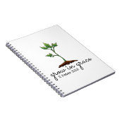 Wachsen Sie im Anmut-christlichen Notizbuch Notizblock (Rechte Seite)