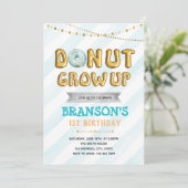 Wachsen Sie Junge Party Einladung (Stehend Vorderseite)