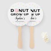 Wachsen Sie Kindergeburtstag Party Fächer (Vorne und Hinten)