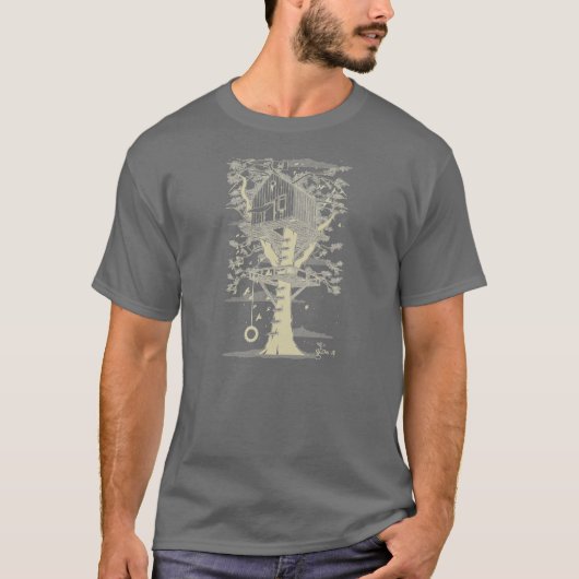 Wachsen Sie Treehouse-T - Shirt auf (Vorderseite)