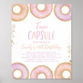 Wachsen Sie zum Geburtstag auf Kapsel Poster Pink (Vorne)