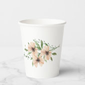 Wachsen wie ein Unkraut, Aquarell, Pappbecher (Vorderseite)