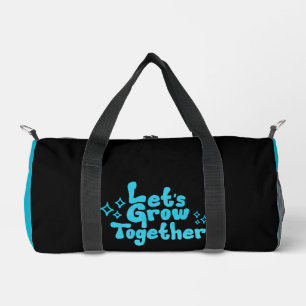 Wachsen wir gemeinsam zusammen Sporttasche - Blaue Duffle Bag