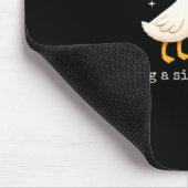 Wachsende alberne kleine Gans Schwangerschaft Mousepad (Ecke)