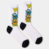 Wachsende Data Beasties Socken (Rechts)