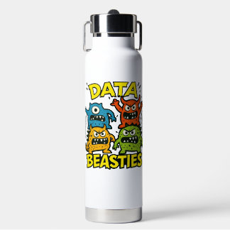 Wachsende Datenmonster Wasserflasche Trinkflasche