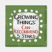 Wachsende Dinge Gartenarbeit Kühlschrank Magnet (Vorne)
