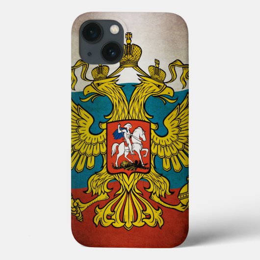 Wachsende Flagge Russlands Case-Mate iPhone Hülle (Rückseite)