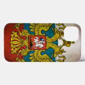 Wachsende Flagge Russlands Case-Mate iPhone Hülle (Rückseite (Horizontal))