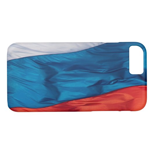Wachsende Flagge Russlands Case-Mate iPhone Hülle (Rückseite (Horizontal))