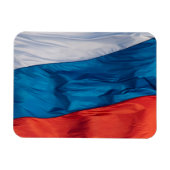 Wachsende Flagge Russlands Magnet (Horizontal)