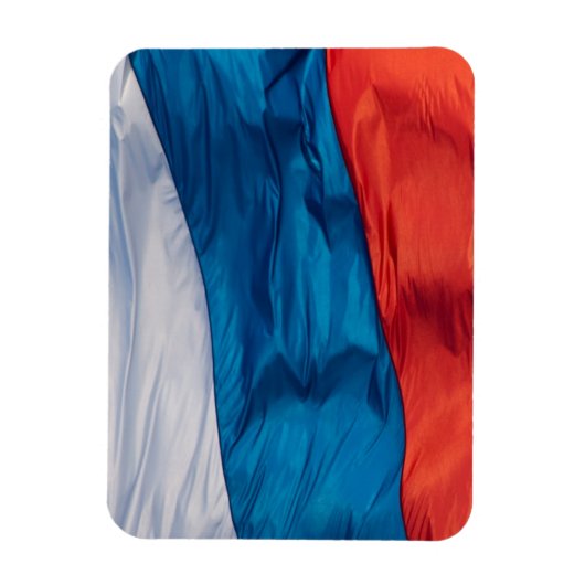 Wachsende Flagge Russlands Magnet (Vertikal)