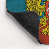 Wachsende Flagge Russlands Mousepad (Ecke)