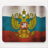 Wachsende Flagge Russlands Mousepad (Vorne)