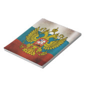 Wachsende Flagge Russlands Notizblock (Rotiert)