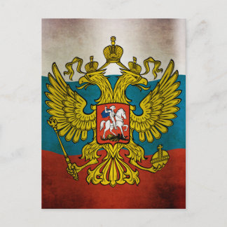 Wachsende Flagge Russlands Postkarte