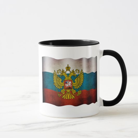 Wachsende Flagge Russlands Tasse (Rechts)