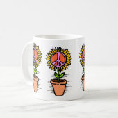 WACHSENDE FRIEDENSTasse Kaffeetasse (Vorderseite Links)