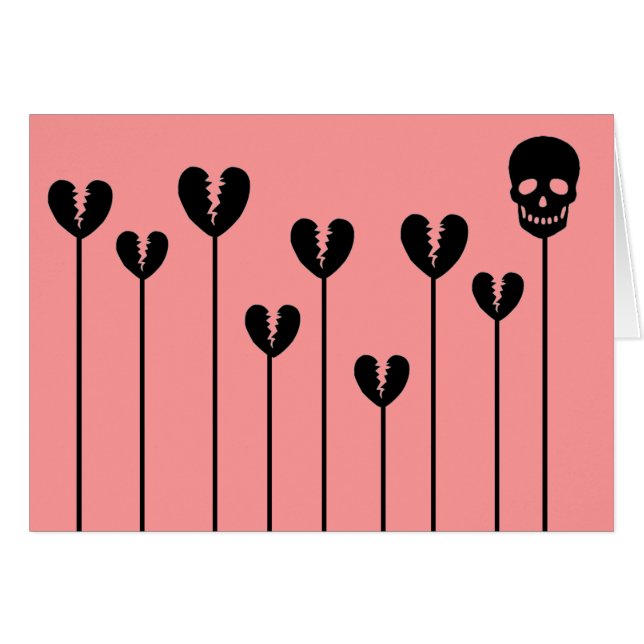 Wachsende gebrochene Herzen (Vorderseite (Horizontal))