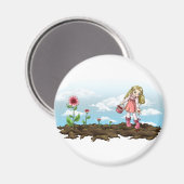 Wachsende Herzen Magnet (Vorderseite/Rückseite)