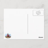 Wachsende Herzen Postkarte (Rückseite)