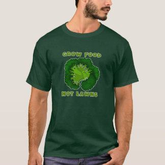 Wachsende Lebensmittel, nicht Rasen - Lustiges Gar T-Shirt