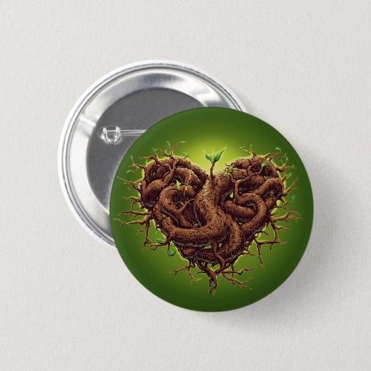 Wachsende Liebe Button (Vorne & Hinten)