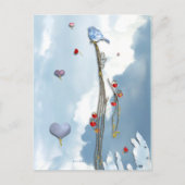 Wachsende Liebe! Postkarte (Vorderseite)