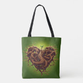 Wachsende Liebe Tasche (Rückseite)