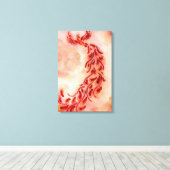 Wachsende Phoenix Leinwanddruck (Insitu (Holzboden))
