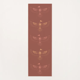 Wachsende Phoenix Yoga Mat in Clay Yogamatte