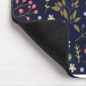 Wachsende positive Blume und Schmetterlingsfarben Mousepad (Ecke)
