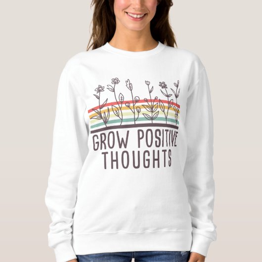 Wachsende positive Gedanken T - Shirt (Vorderseite)
