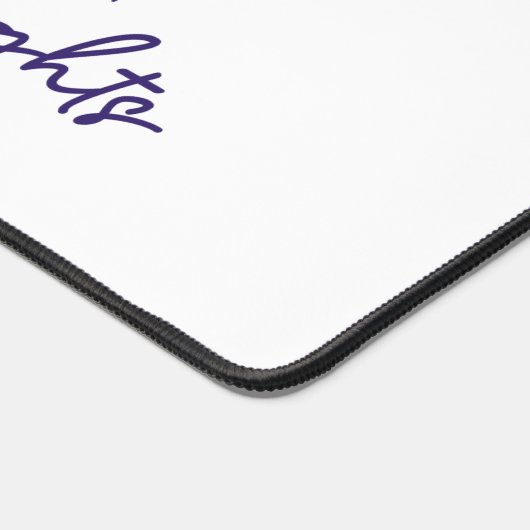 Wachsende positive Gedanken Wildblume Pflanze Schreibtischunterlage (Ecke)