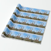 Wachsende Safari-Verpackung Geschenkpapier (Ungerollt)