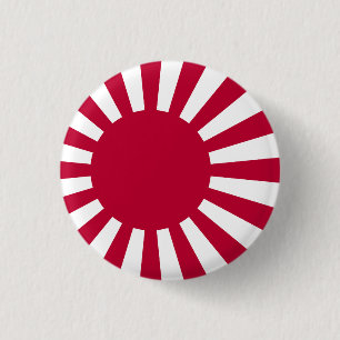 Wachsende Sonnenflagge Button